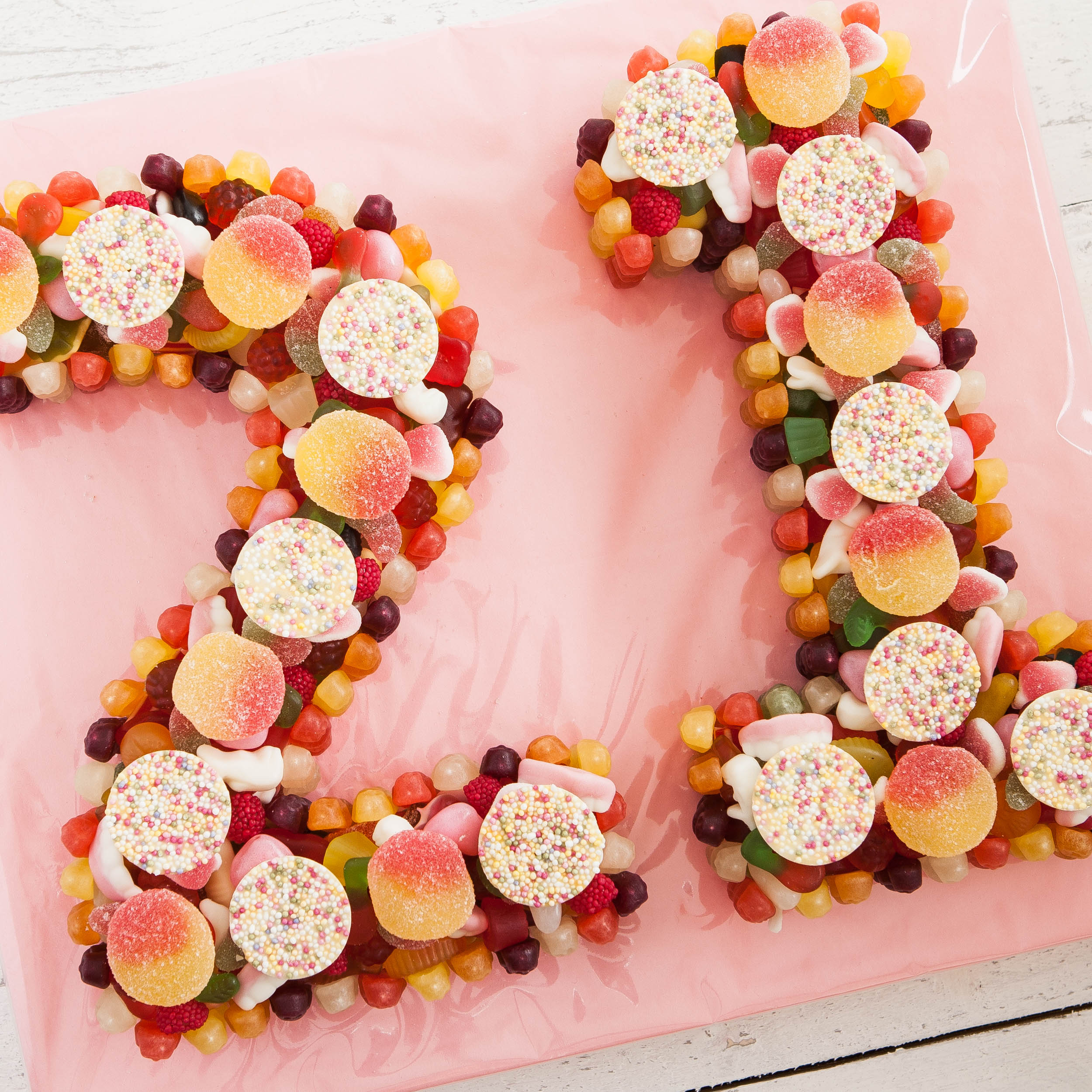 Handmade Any Double Number Mini Jelly Baby Sweet Cake