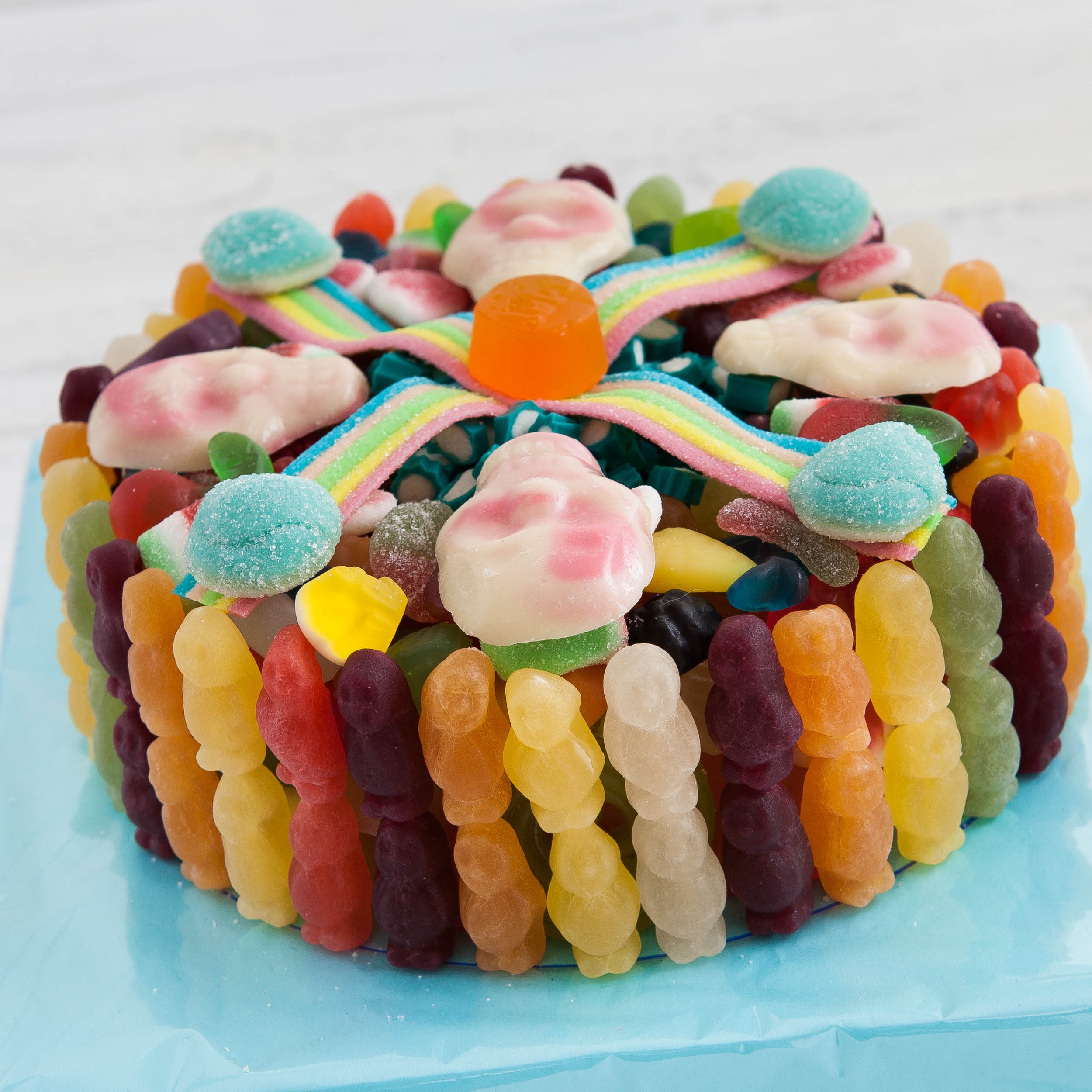 Handmade Mini Jelly Baby Sweet Cake.