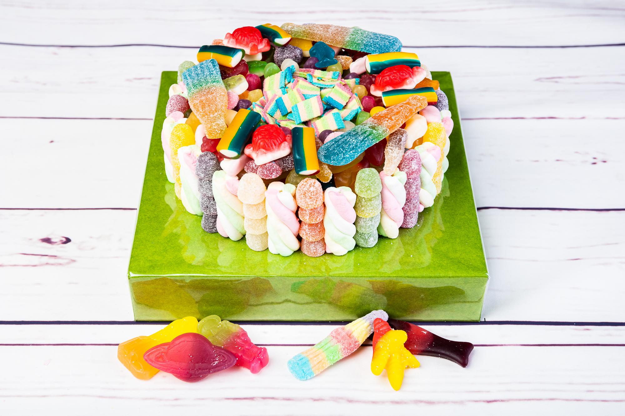 Handmade Dew Dews and Mini Marshmallows Sweet Cake