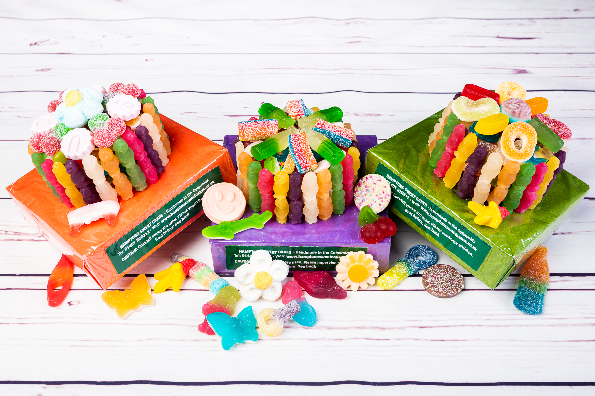 Handmade Small Mini Jelly Baby Sweet Cake.