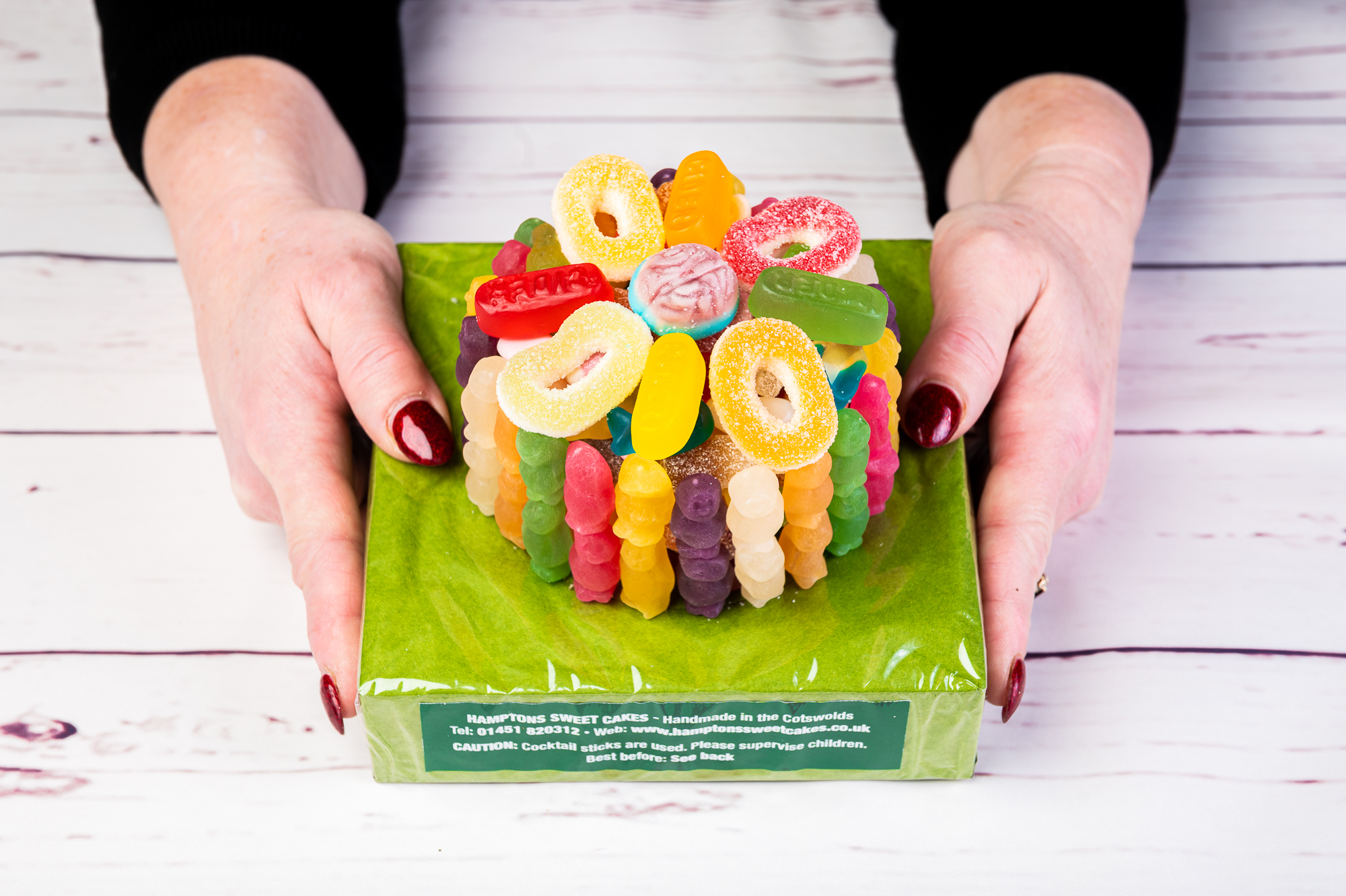 Handmade Small Mini Jelly Baby Sweet Cake.