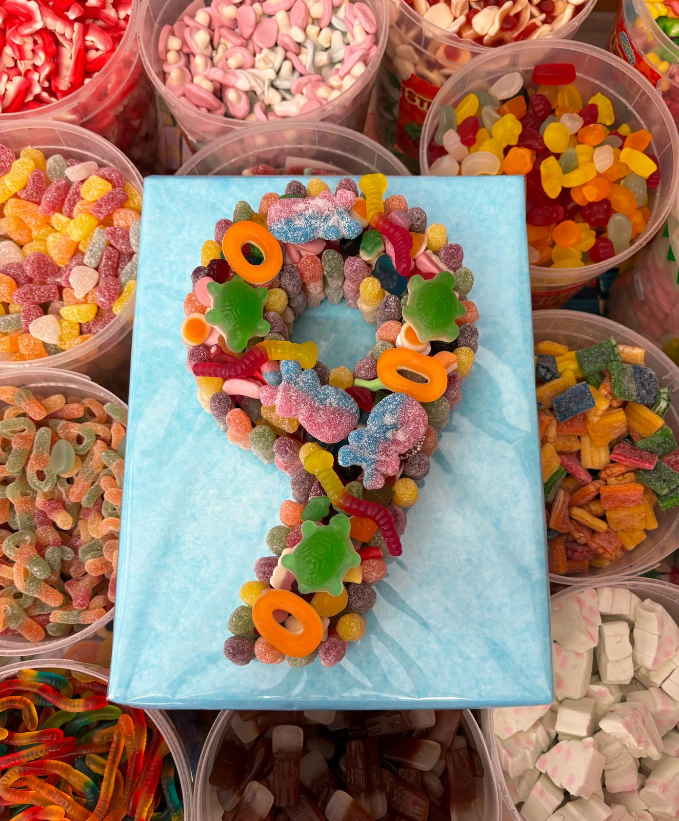 Handmade Any Single Number Jelly Babies with Hats (Dew Dew's) Sweet Cake