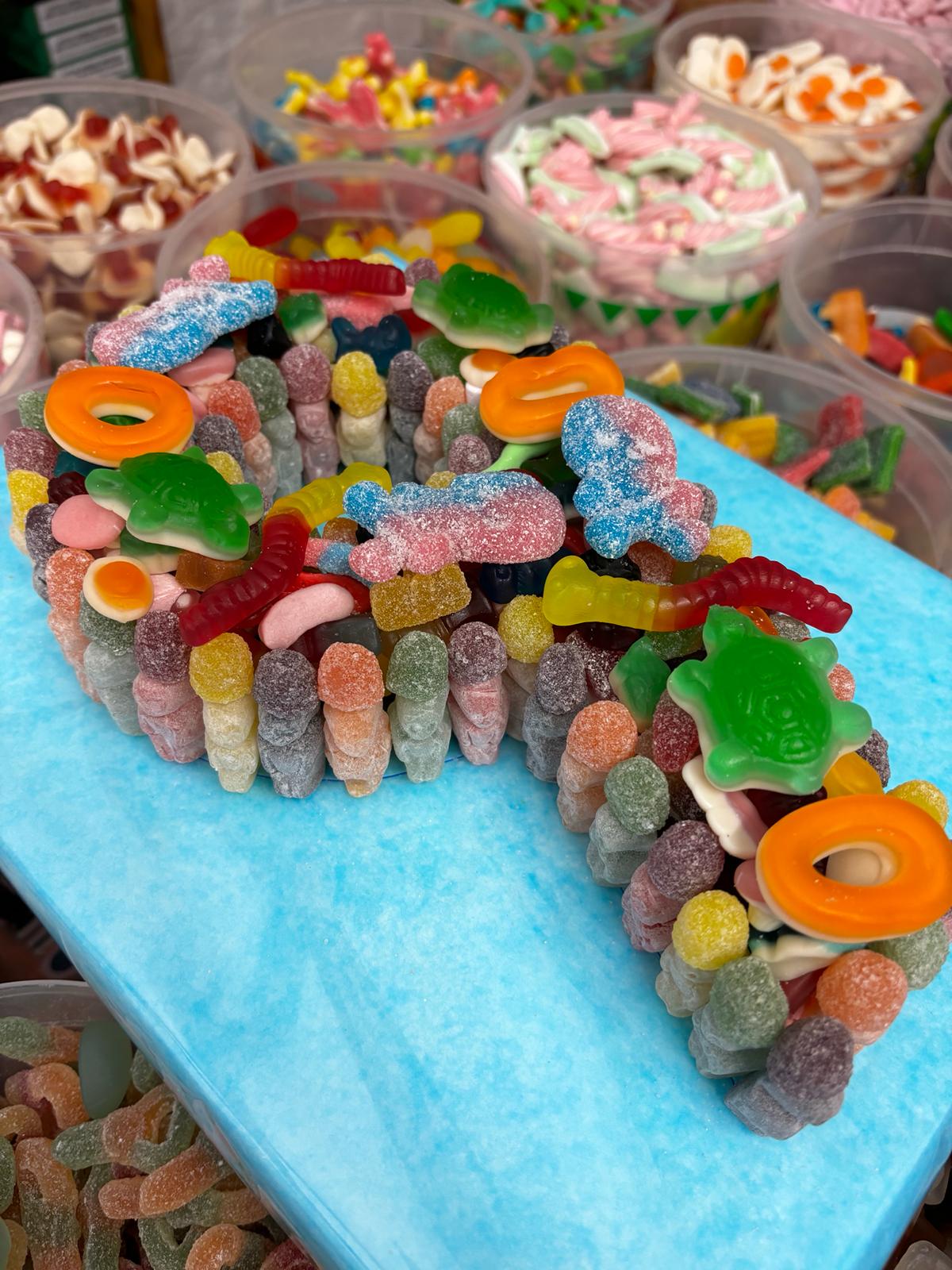 Handmade  Single Number 9 Jelly Babies with Hats (Dew Dew's) Sweet Cake