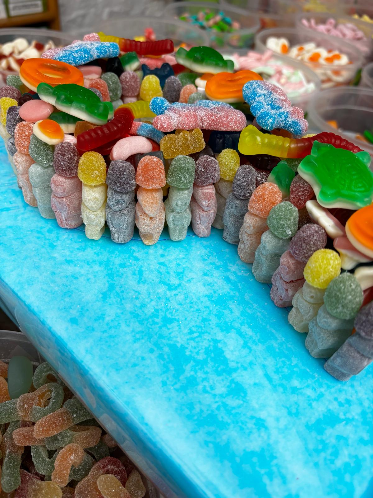 Handmade  Single Number 9 Jelly Babies with Hats (Dew Dew's) Sweet Cake